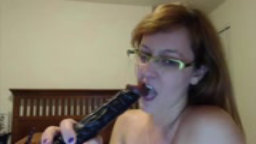 Hot nerdy nympho loves her adult toys and be nasty as fuck