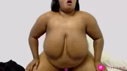 Sexy black princess with big areolas and huge boobs