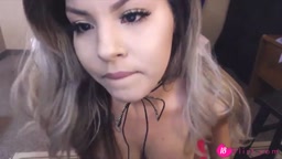 Sexy young latina Adri Rose with wet tight little pussy