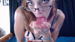 Tiny inked squirter Miss Poon with wet pussy assfucking