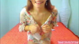 European tiny school girl Clementine teasing and fucking